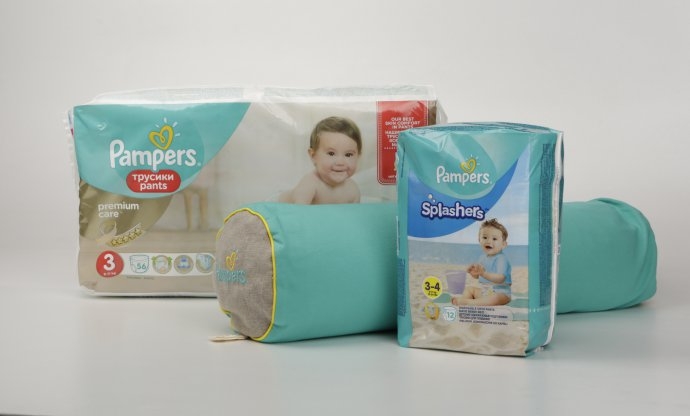 pampers dla psa samca morele