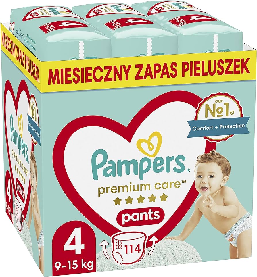 pampers active baby 4 58 sztuk