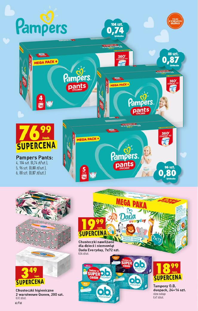 pampers pants pieluchomajtki midi 3 opinie