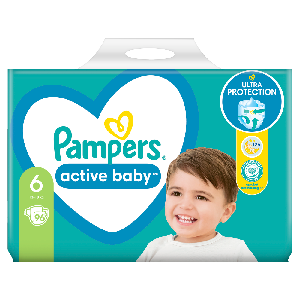 pampers active baby dry 6