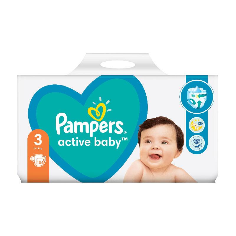 zielone pampersy pampers