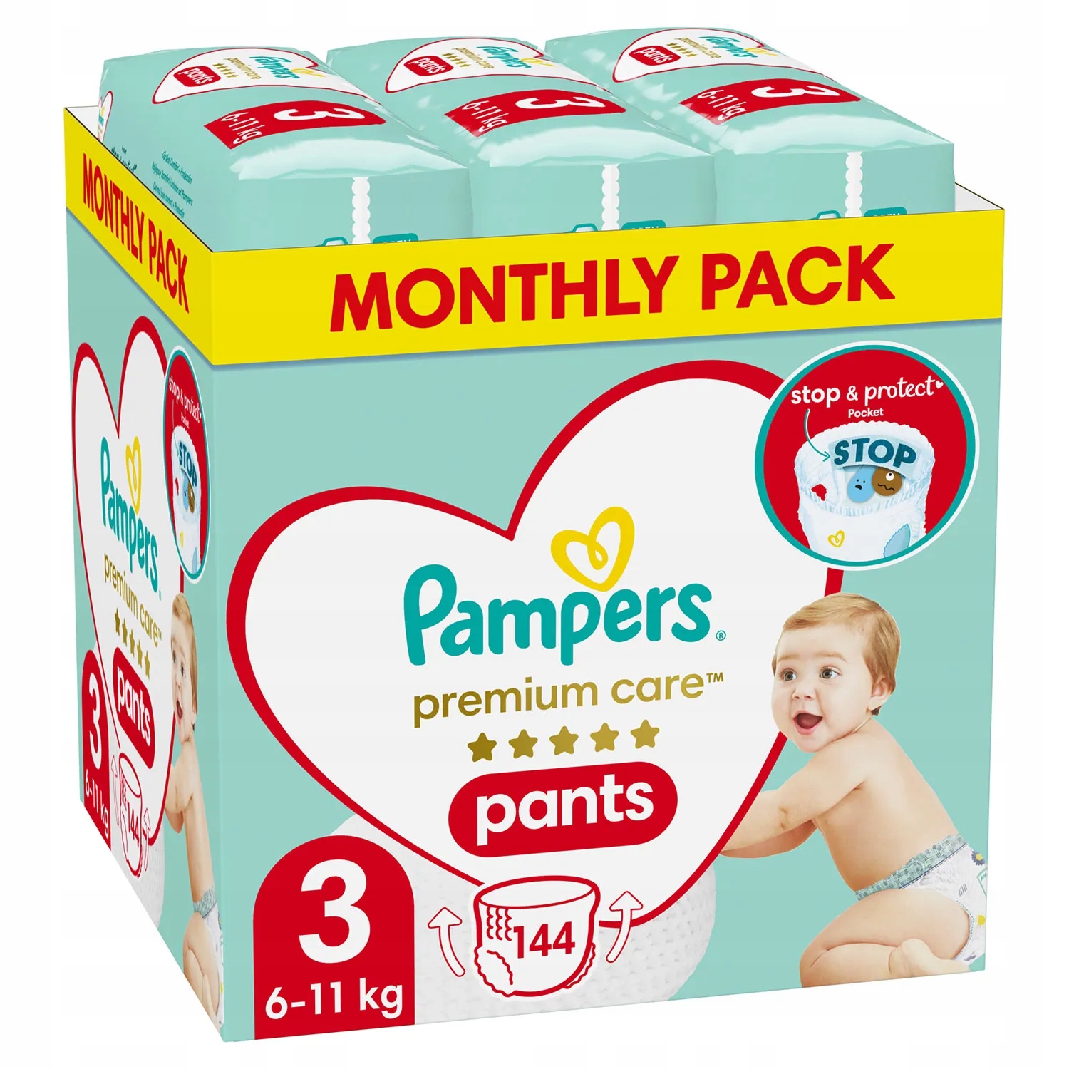 pampers 3 pieluchy 6-11