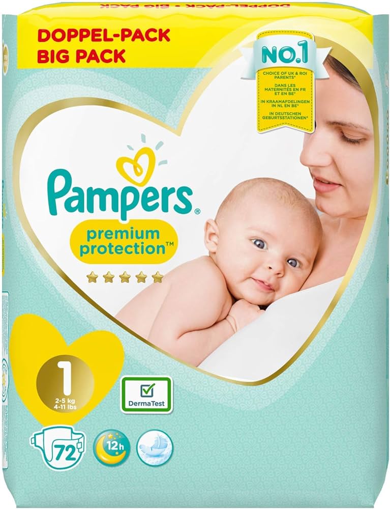 pampers pudło