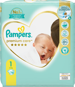 pampers 4 new baby dry 132