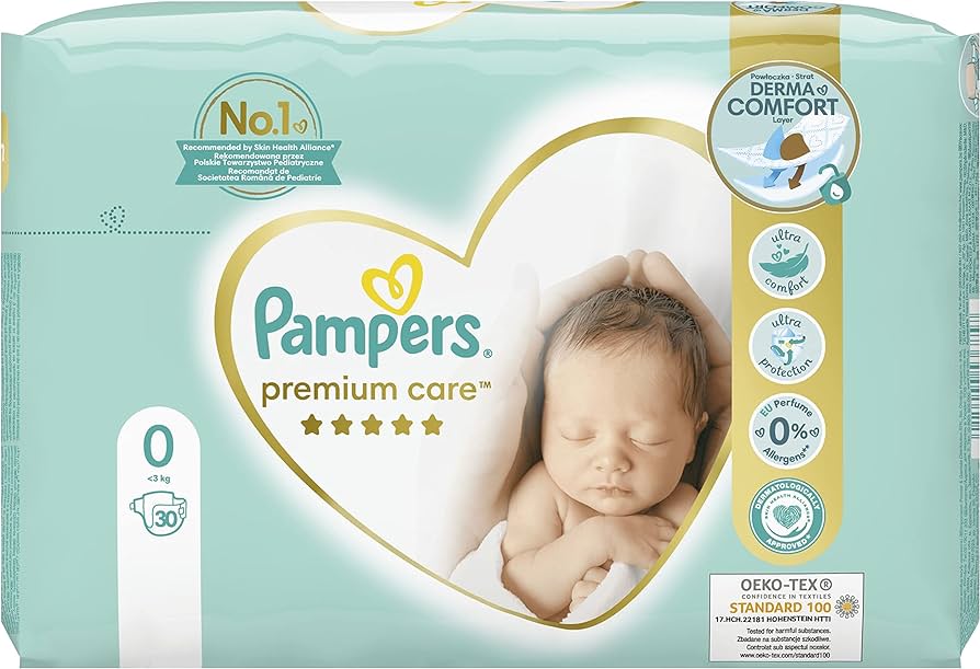 opakowanie pieluszek pampers za 1 grosz