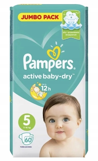 pieluchy pampers active baby-dry 4+ maxi+