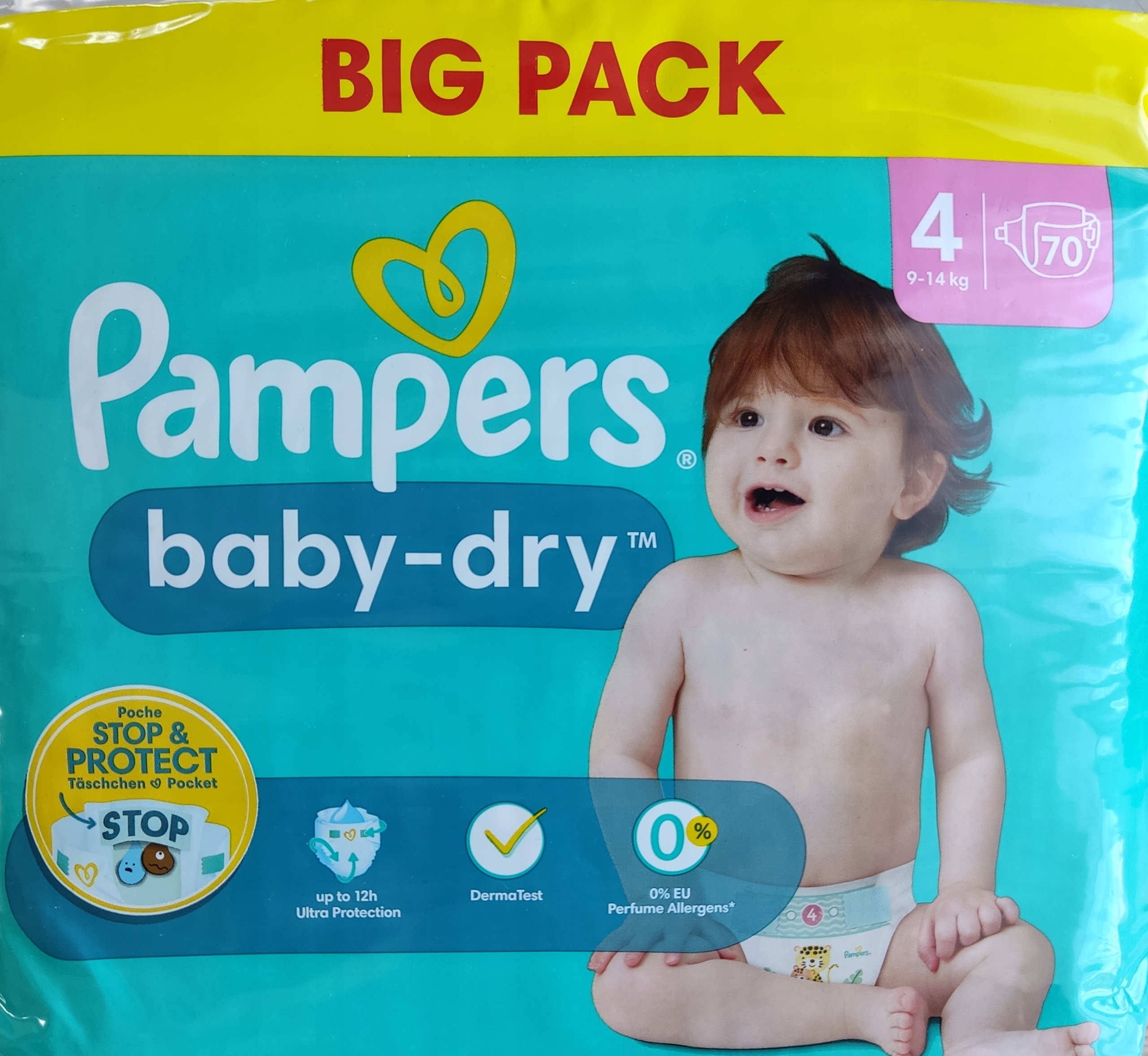 pieluchy pampers activ baby 4