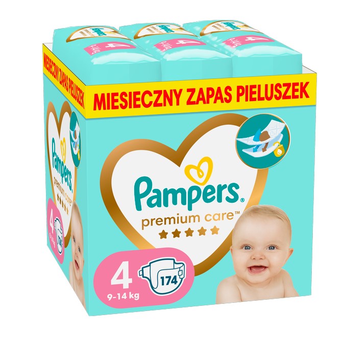 pampers pieluchy premium care 4 maxi 168