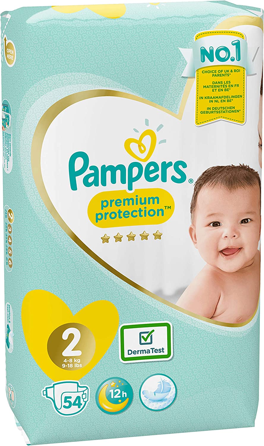 pampers pomarańczowe 4