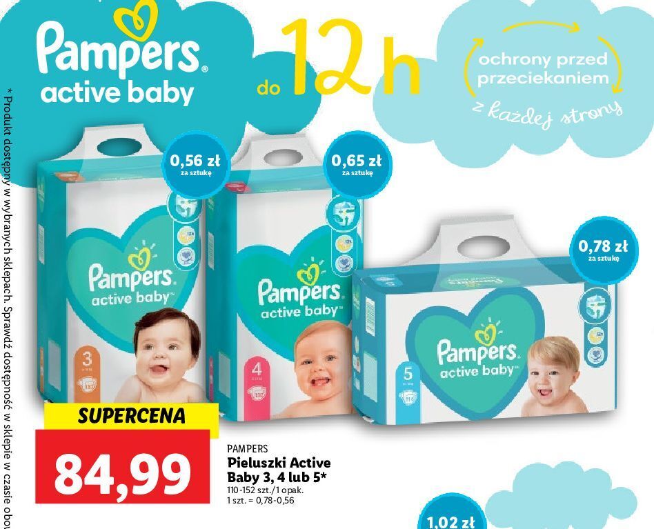 pampers active baby dry junior