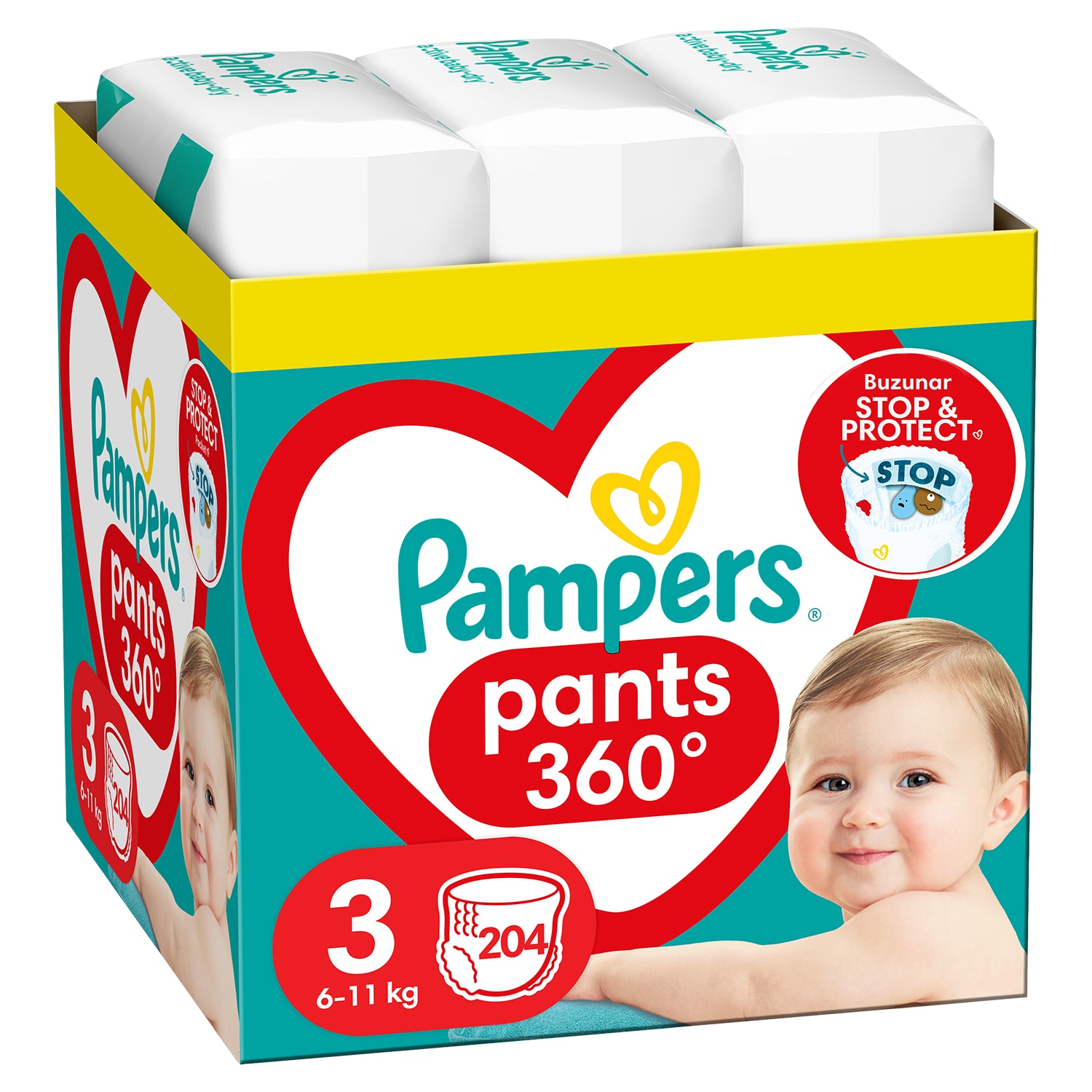 próbki pieluch pampers