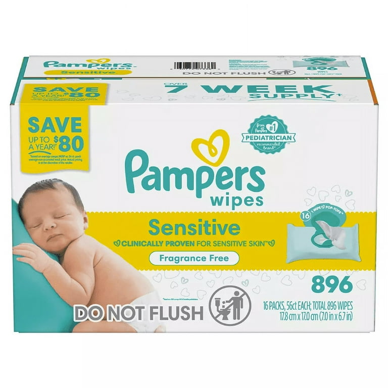 pampers od 6-12 ile sztuk w paczce