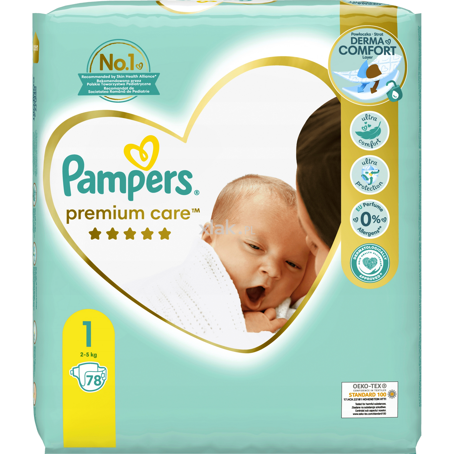 stickers on box pampers