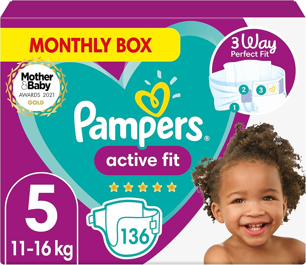 pampers pomarańczowe 3