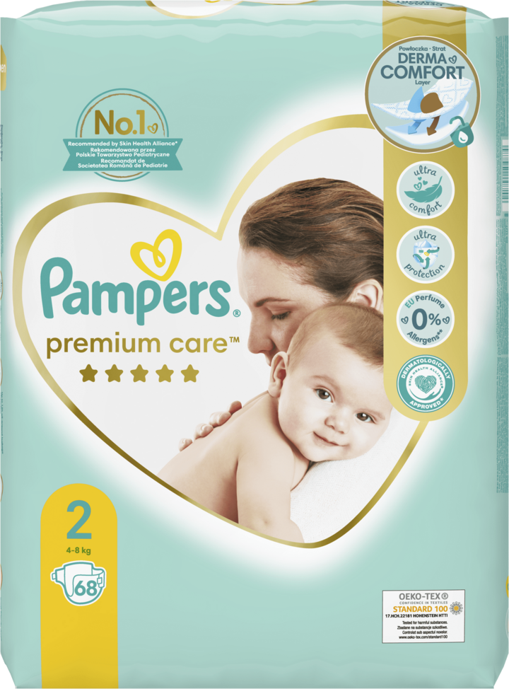 pampers niebieskie pudełko