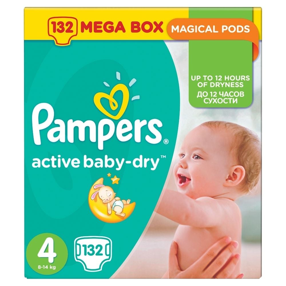 pampers active baby dry 4 49szt