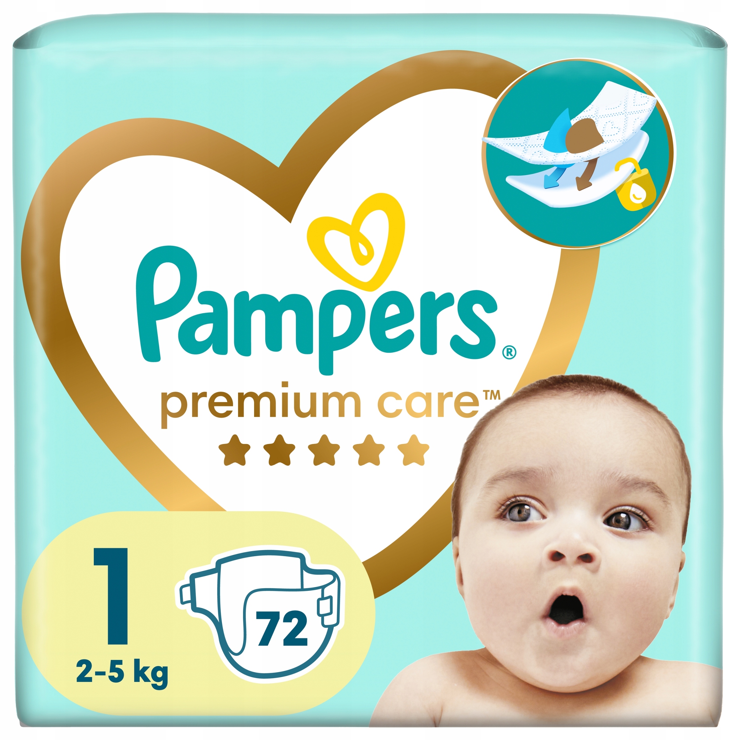 pieluchy pampers premium care 3 midi