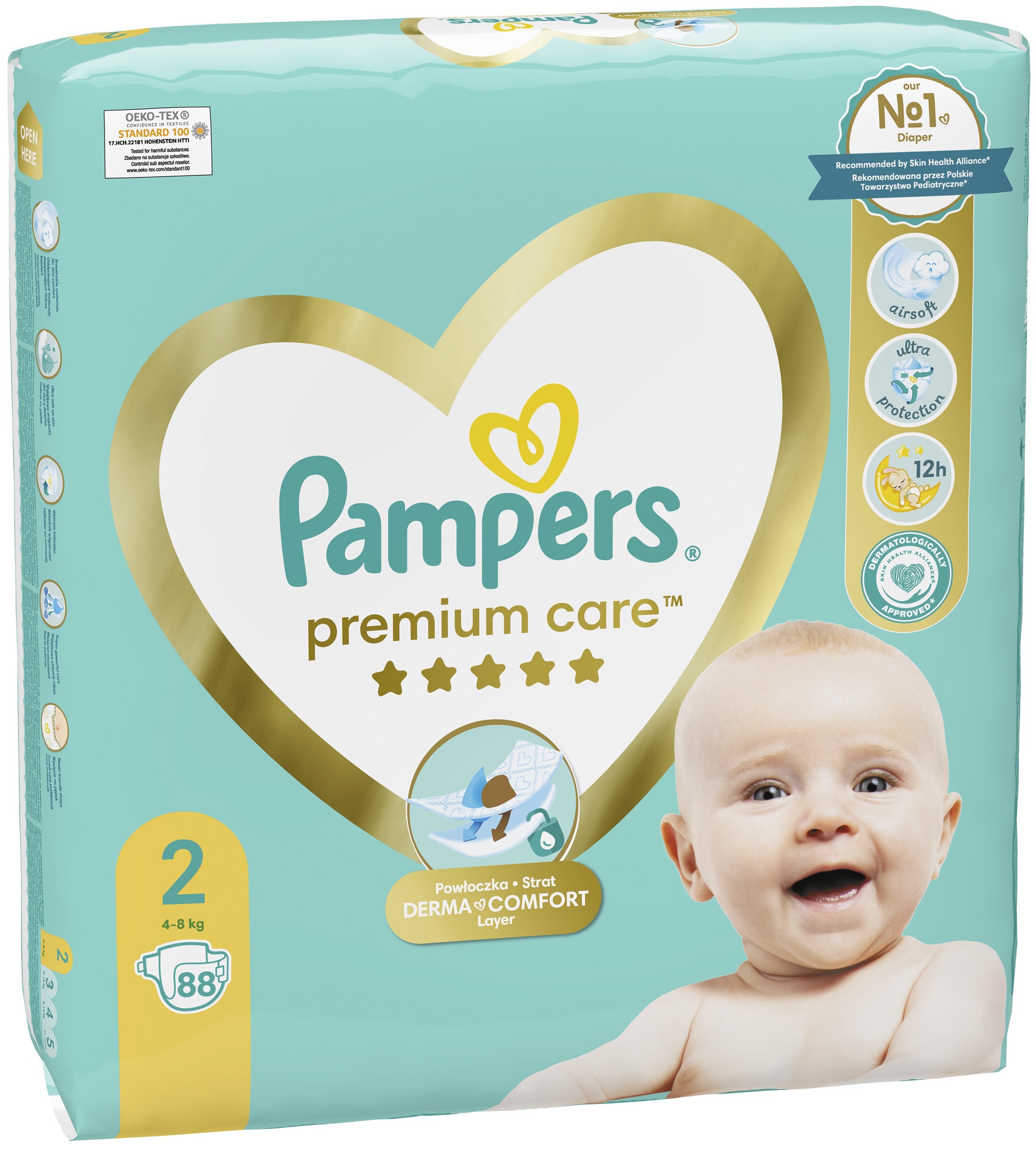 pampers sleep&play pieluchy jednorazowe rozmiar 4 maxi 9-14 kg