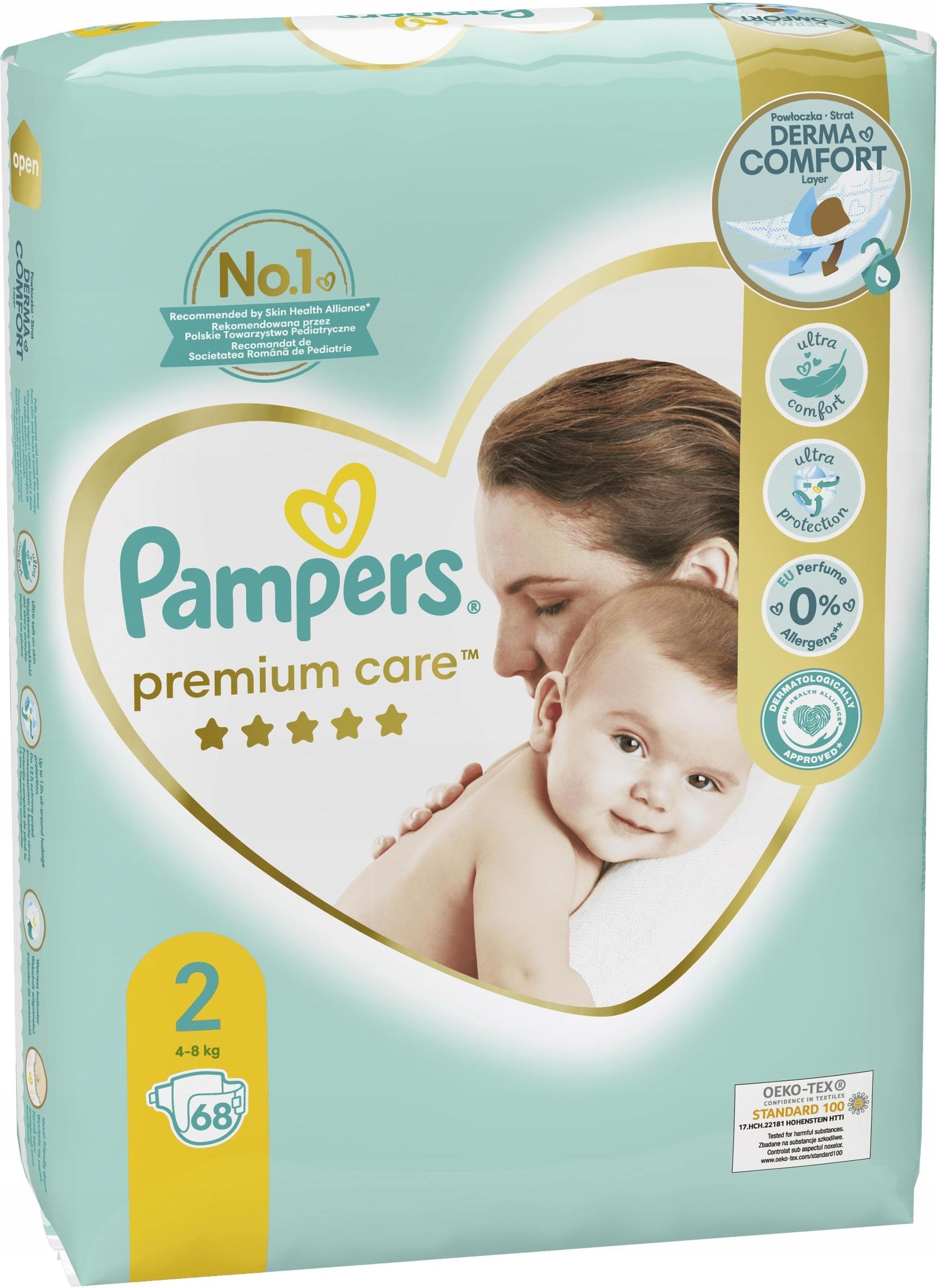 pieluchy pampers 1 czy 2 dla noworodka