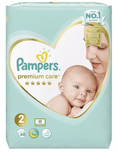 pieluszki pampers premium newborn 2-5 kg 26 szt