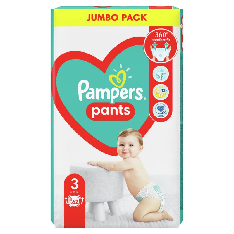 204 sztuk pampers 3