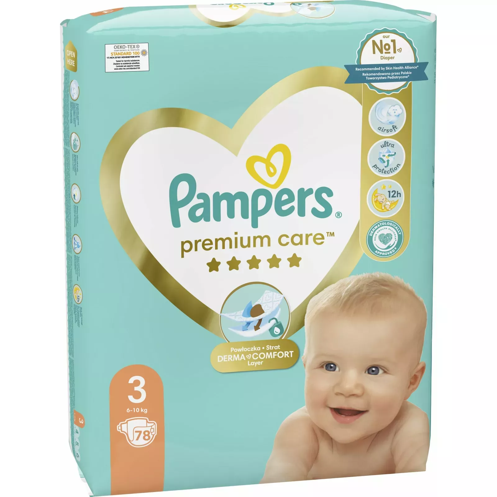 supermarket pampers active baby-dry rozmiar 4 maxi 8-14kg 76 sztuk