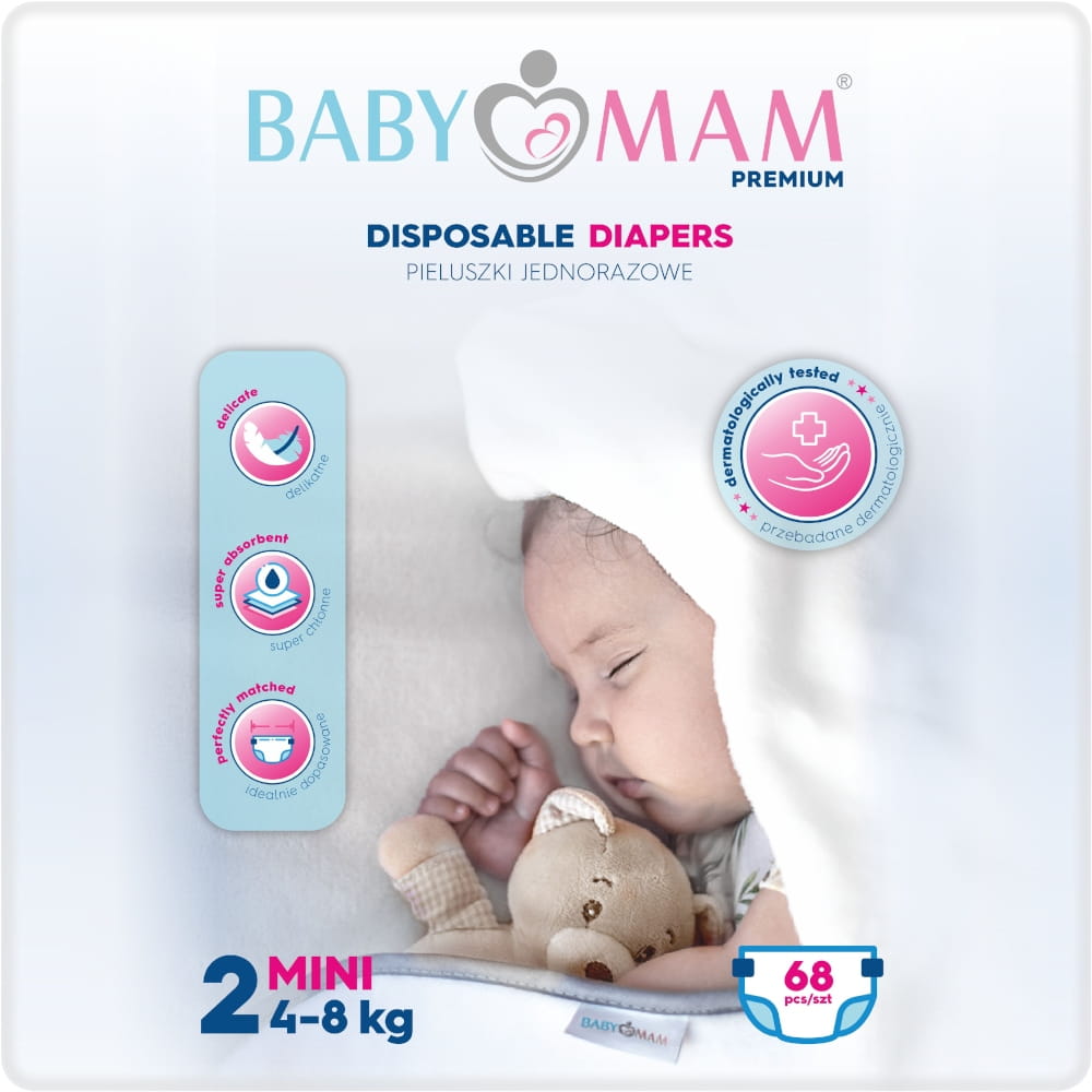 pampers premium care 2 mini 3-6 kg pieluchy