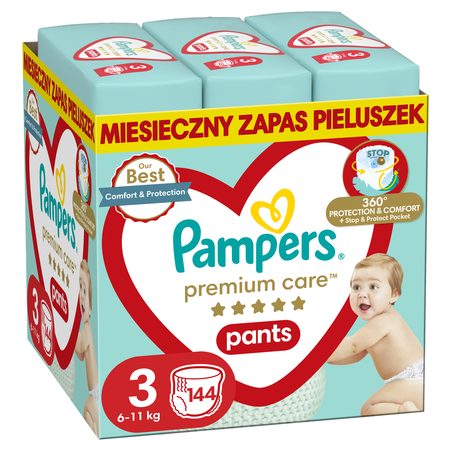 spodenki na rower pampers