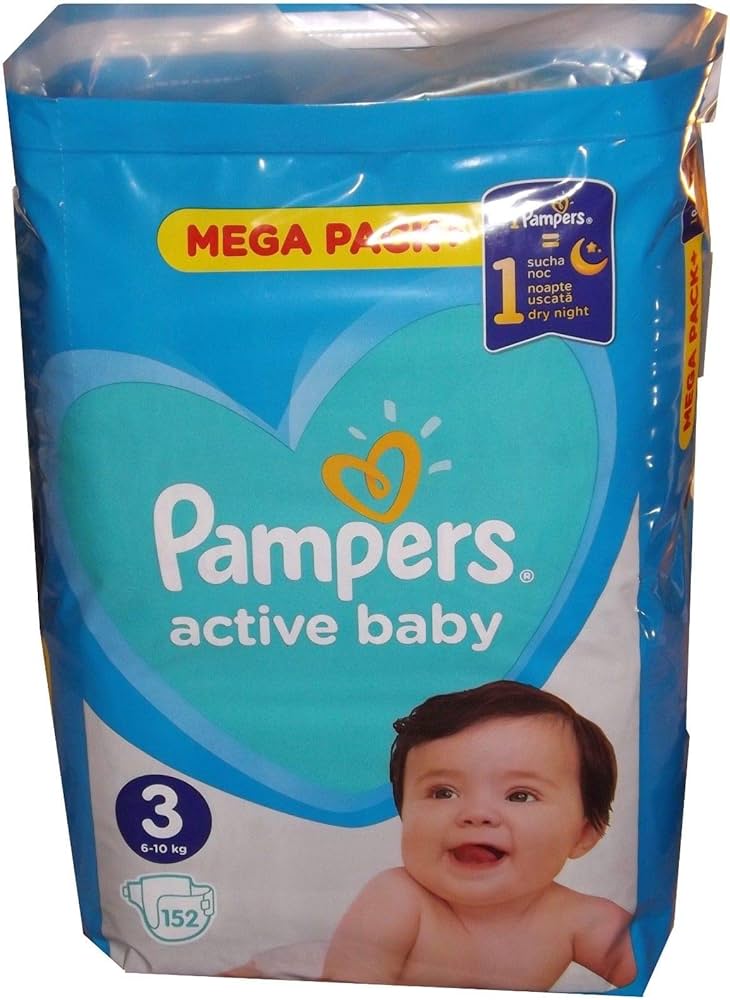 pampers pieluchy active baby 3 midi 5-9kg 103szt