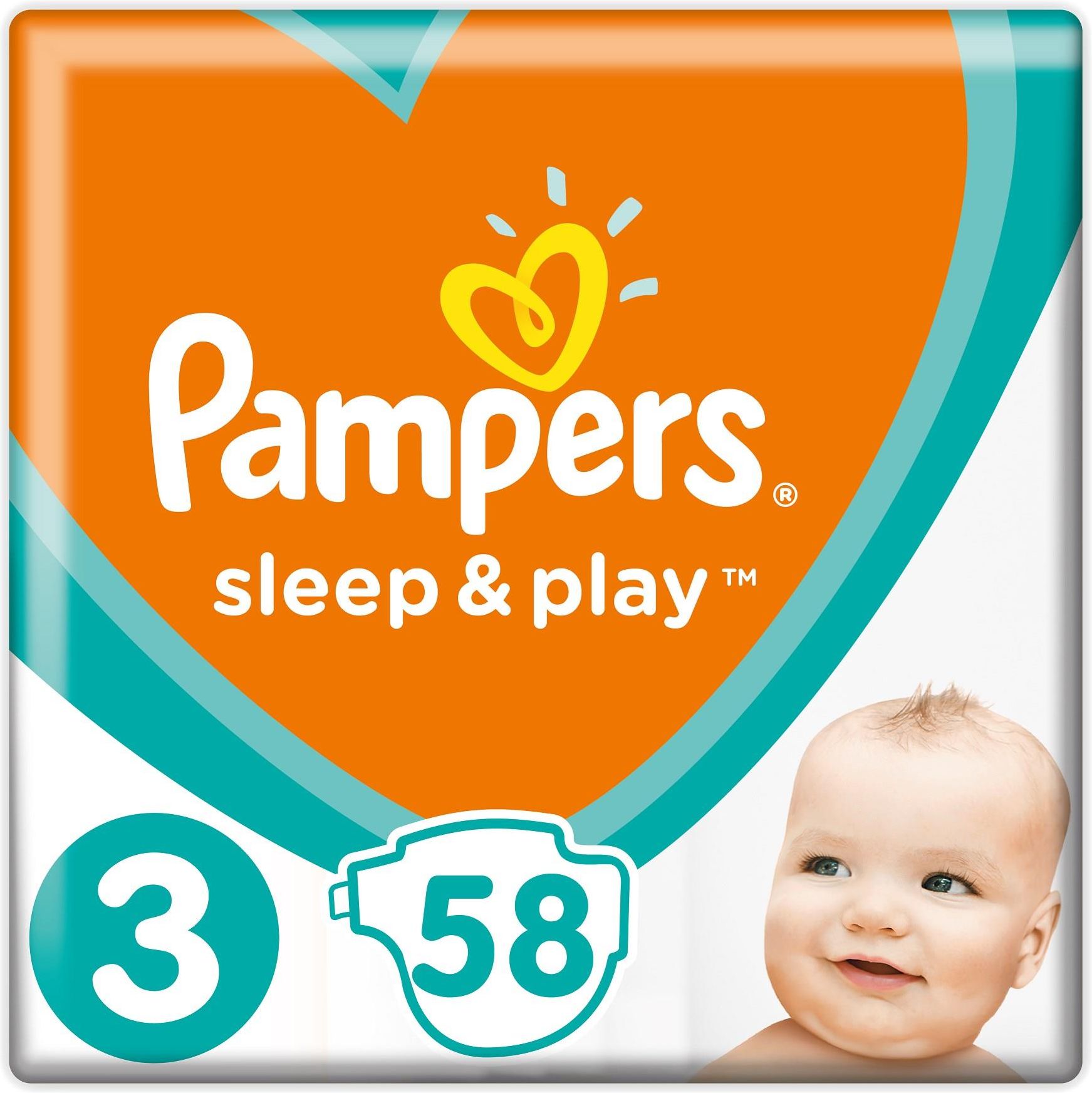 pampers baby dry 3 116sztuk