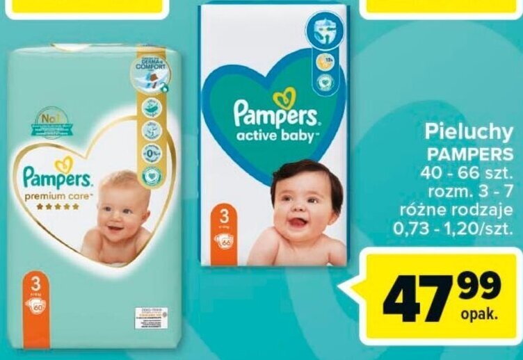 pampers oznaczenia