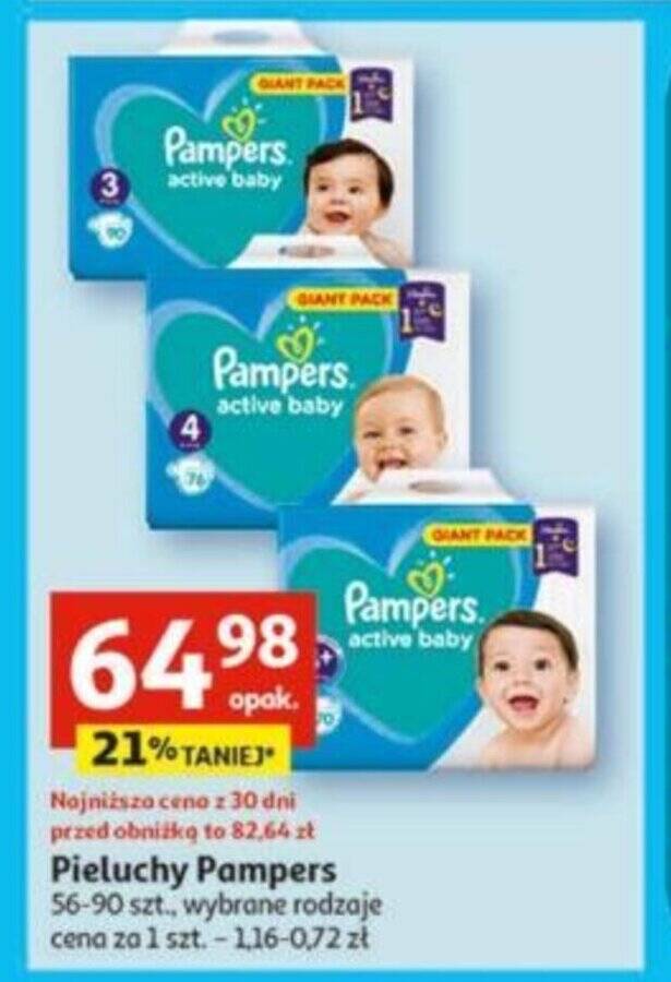 promocja pampers auchan 9 maja 2017