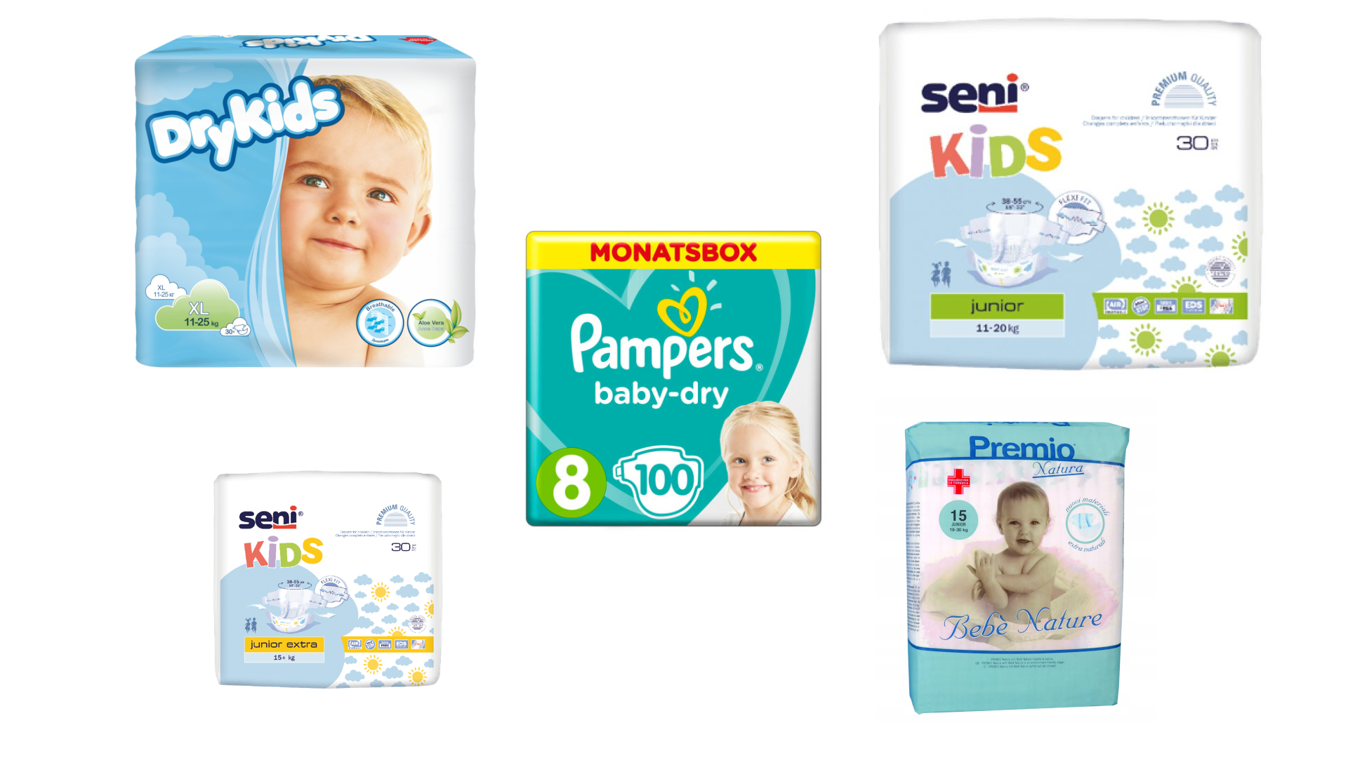 pieluchomajtki pampers 6 mała paczka