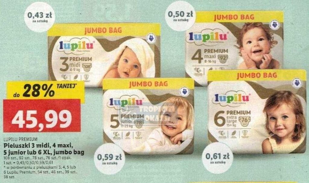 pampers premium care pants 4 cena 44 szt