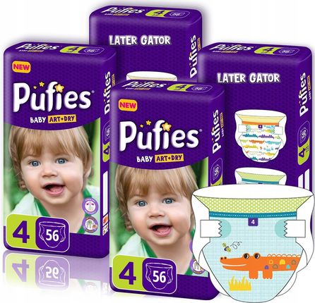 pampers chusteczki nawilżane dla niemowląt 4 x 52 szt