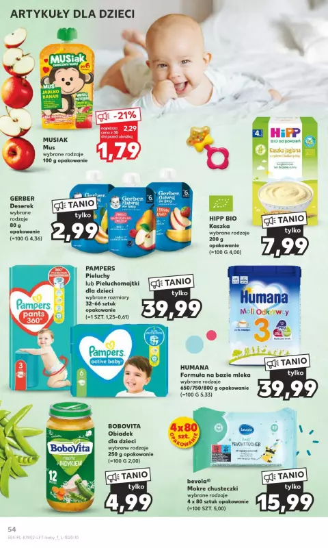 sroka o chusteczki pampers sensitive