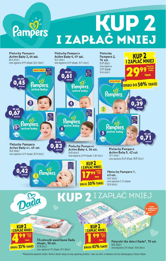 pampers 2 144 biedronka