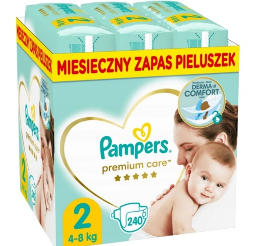 pampers 3 cena za 132 sztuki