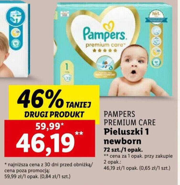 pampers 76n szt 2