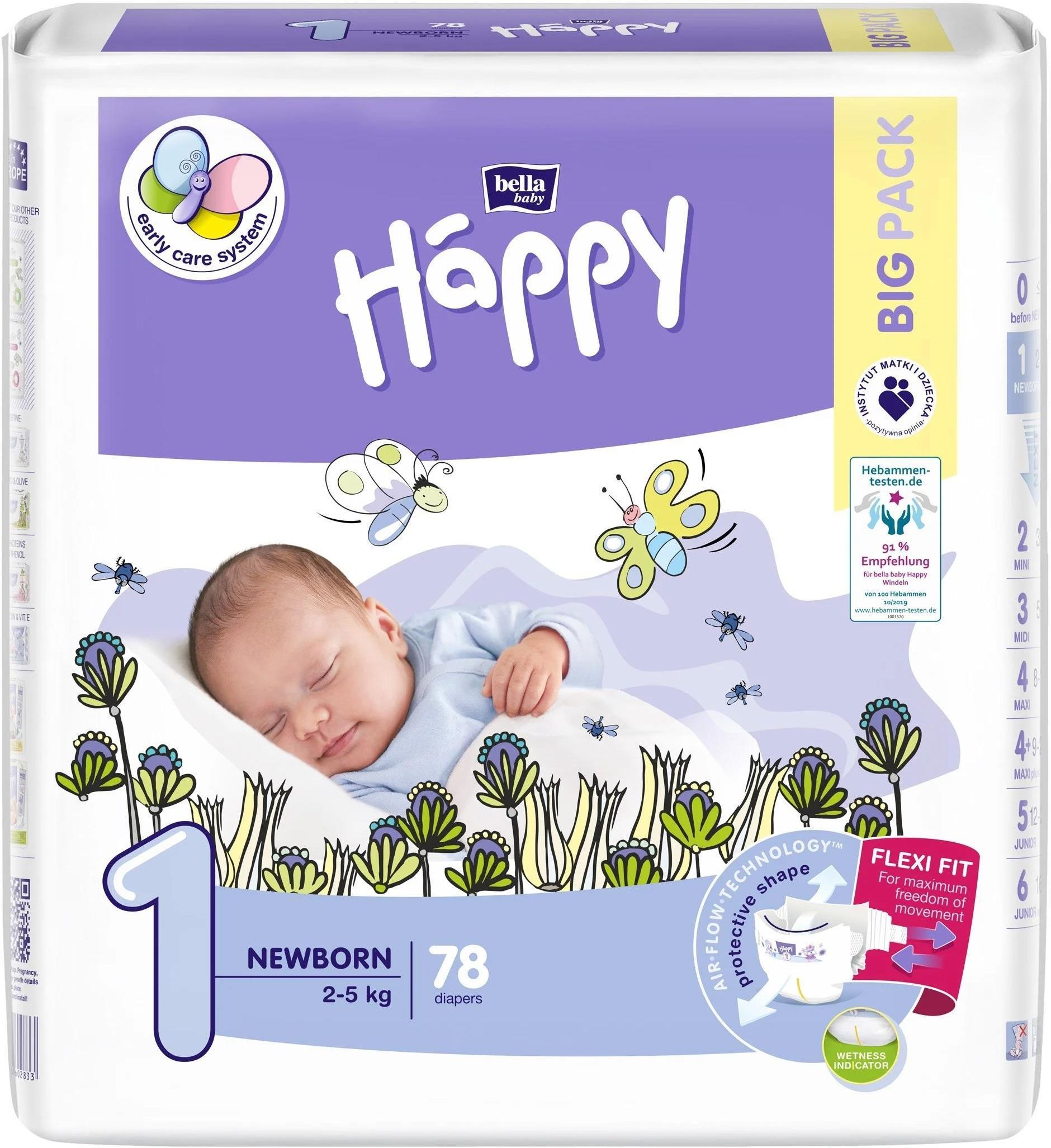 pieluchy pampers jasne niebieskie