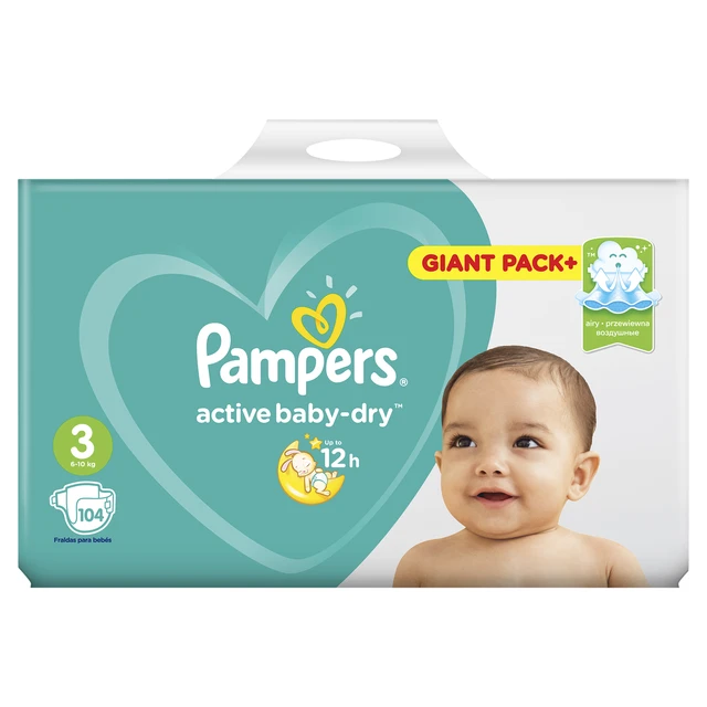 pampers active baby 3 waga