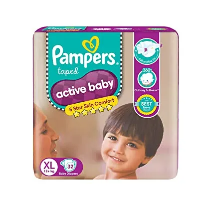 pampersy pampers zalozone na dziecko