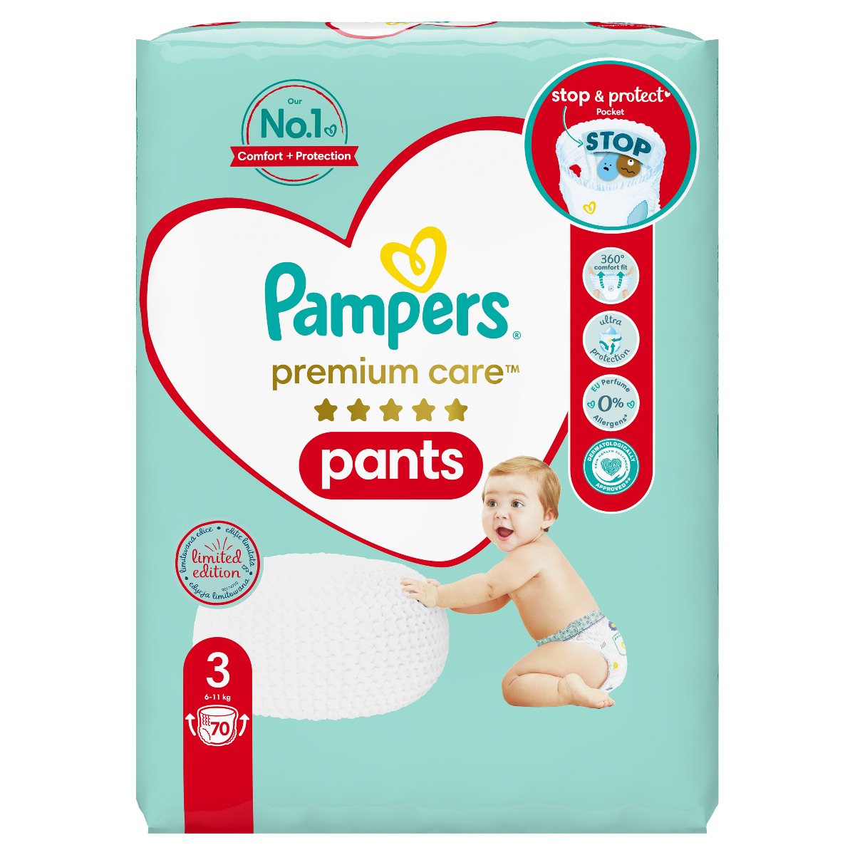 pampers premium care 1 88 sztuk