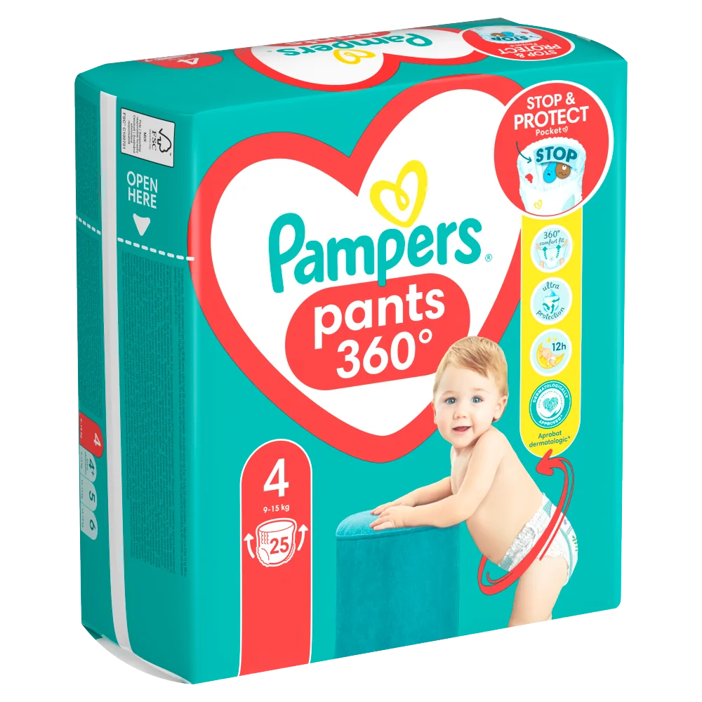 pampers pomaranczowe 4