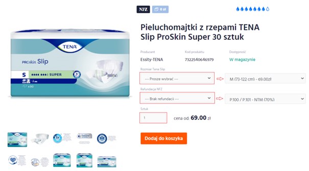 pieluchomajtki pampers premium care