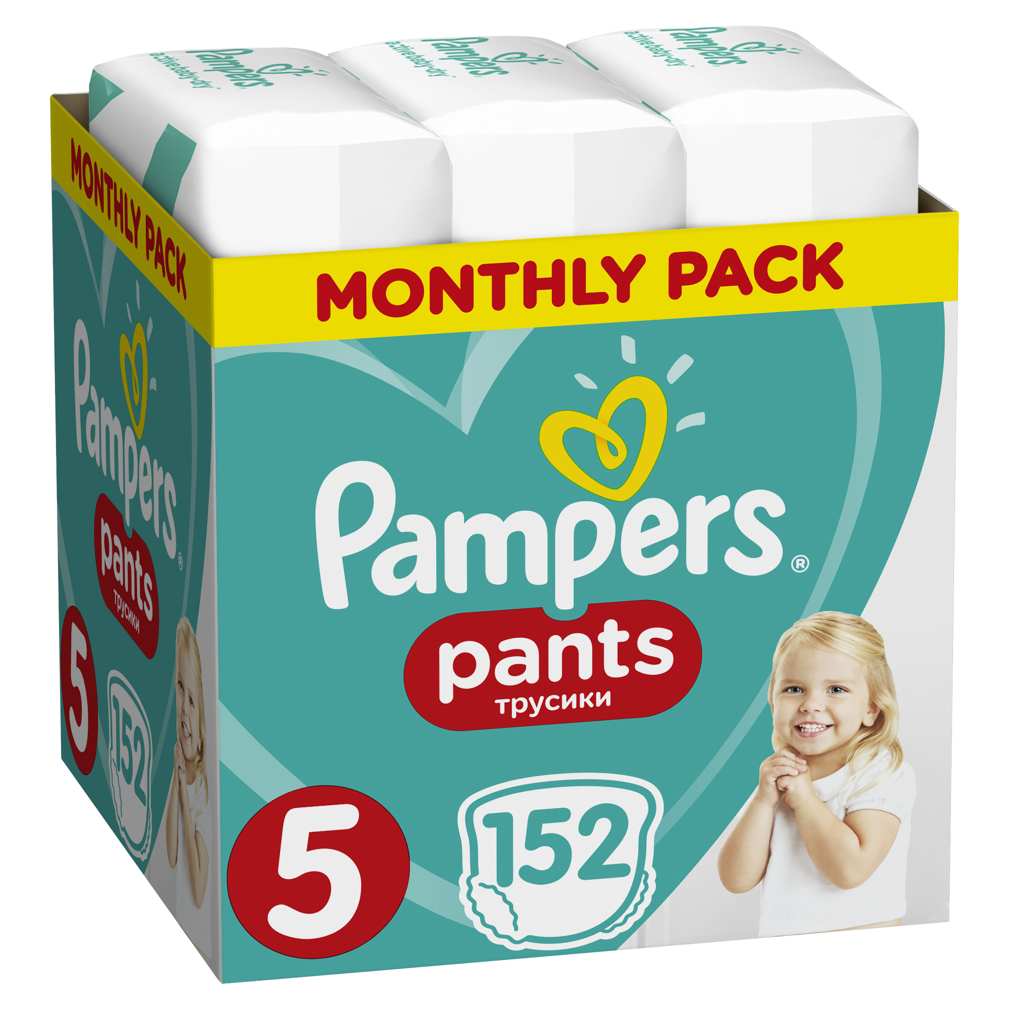 pampers 4+ 152szt empik