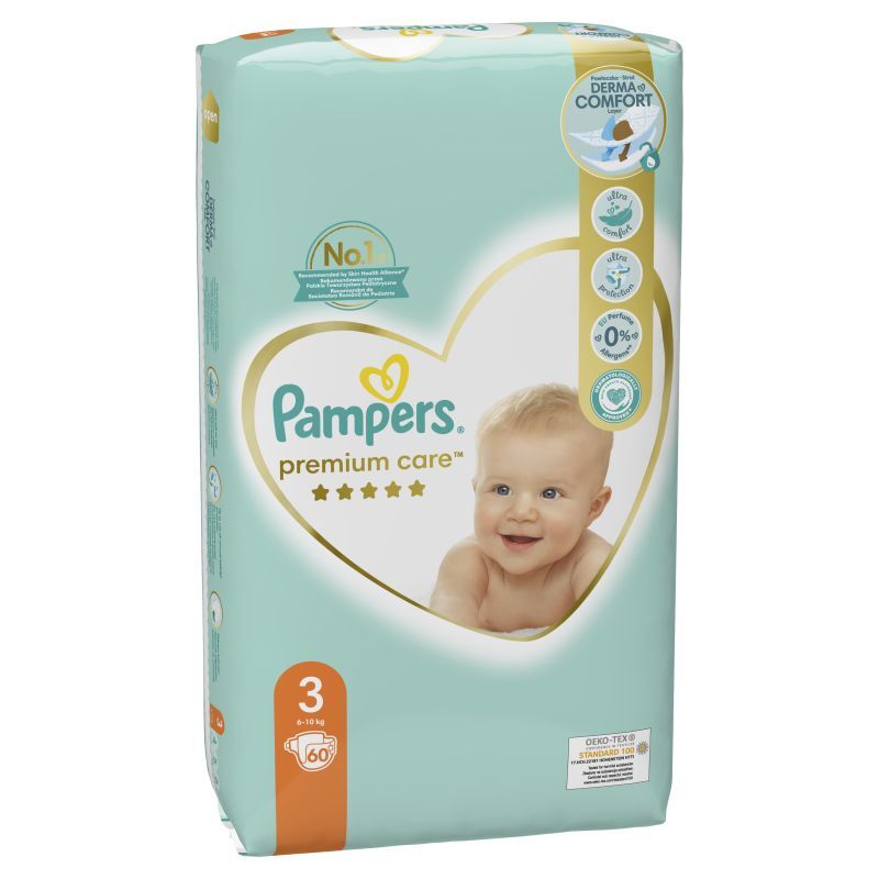 pieluchomajtki pampers premiumcare4 mega box