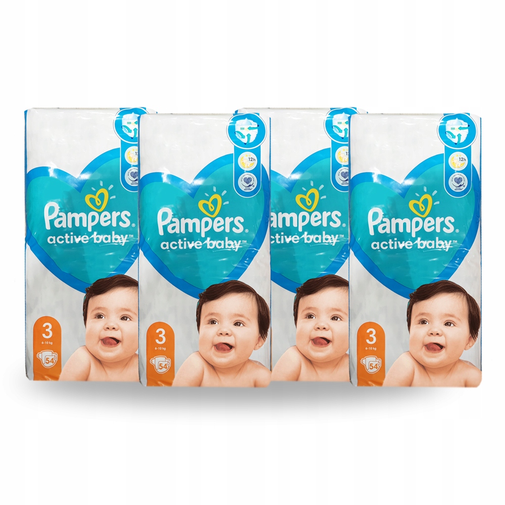 chusteczki nawilżane pampers 6x64 leclerc