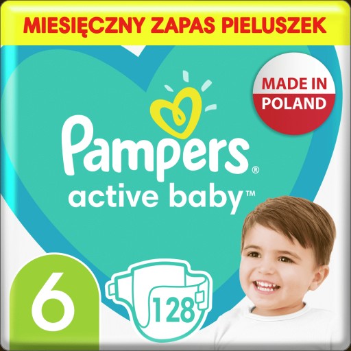 pampers active baby new baby pieluchy jednorazowe rozmiar 5