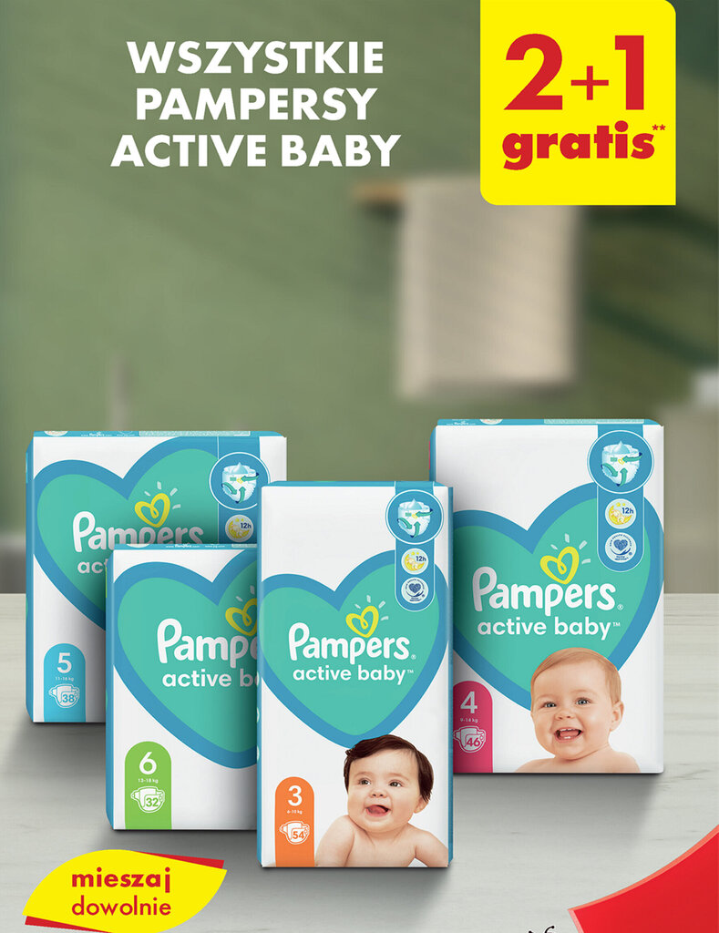 pampers pieluchomajtki rozmiar